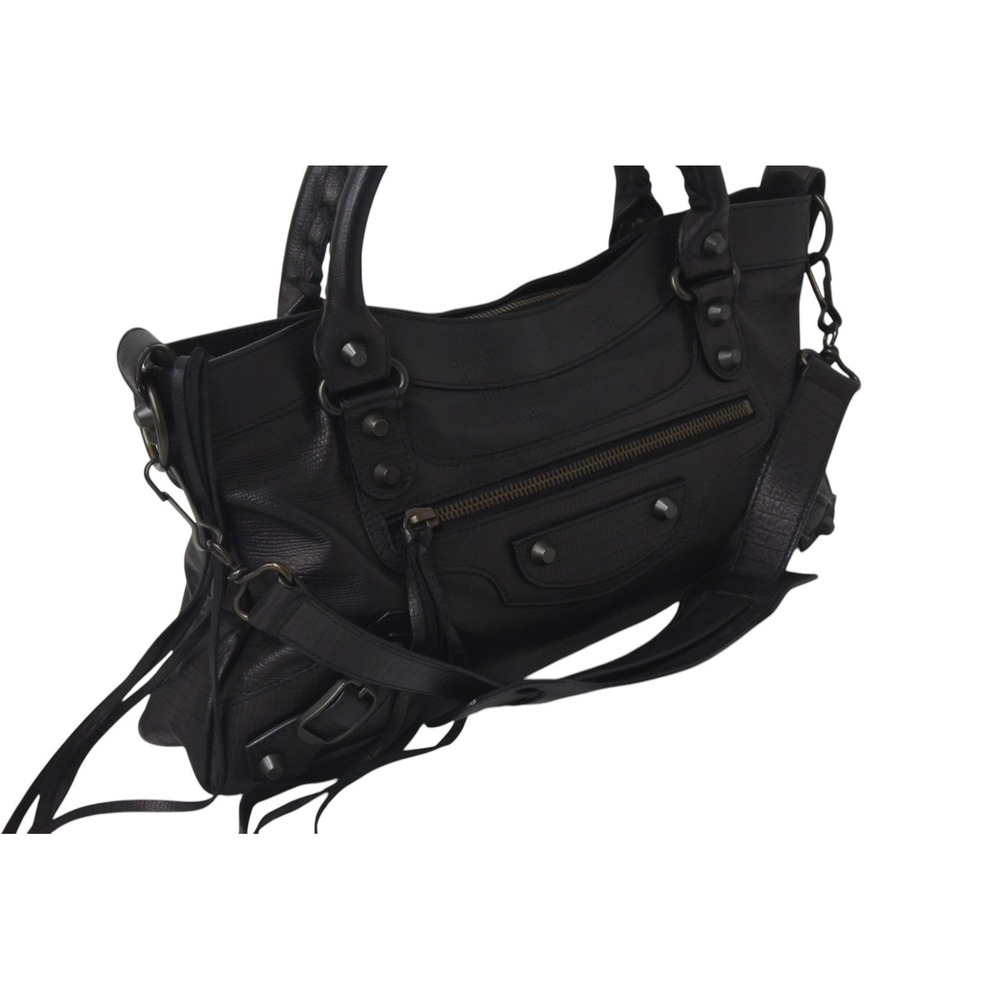 BALENCIAGA The First Handbag Shoulder Bag Anniversary Edition Black - Picture 4 of 9